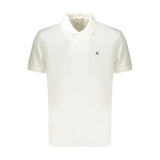 Calvin Klein White Cotton Men's Polo Shirt