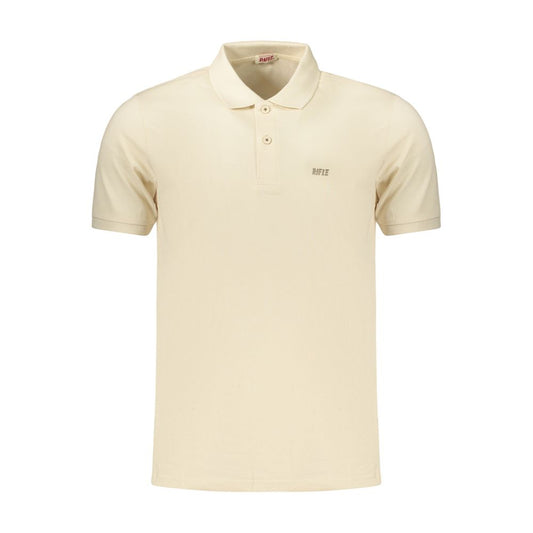 Polo en Coton Beige pour Homme Rifle
