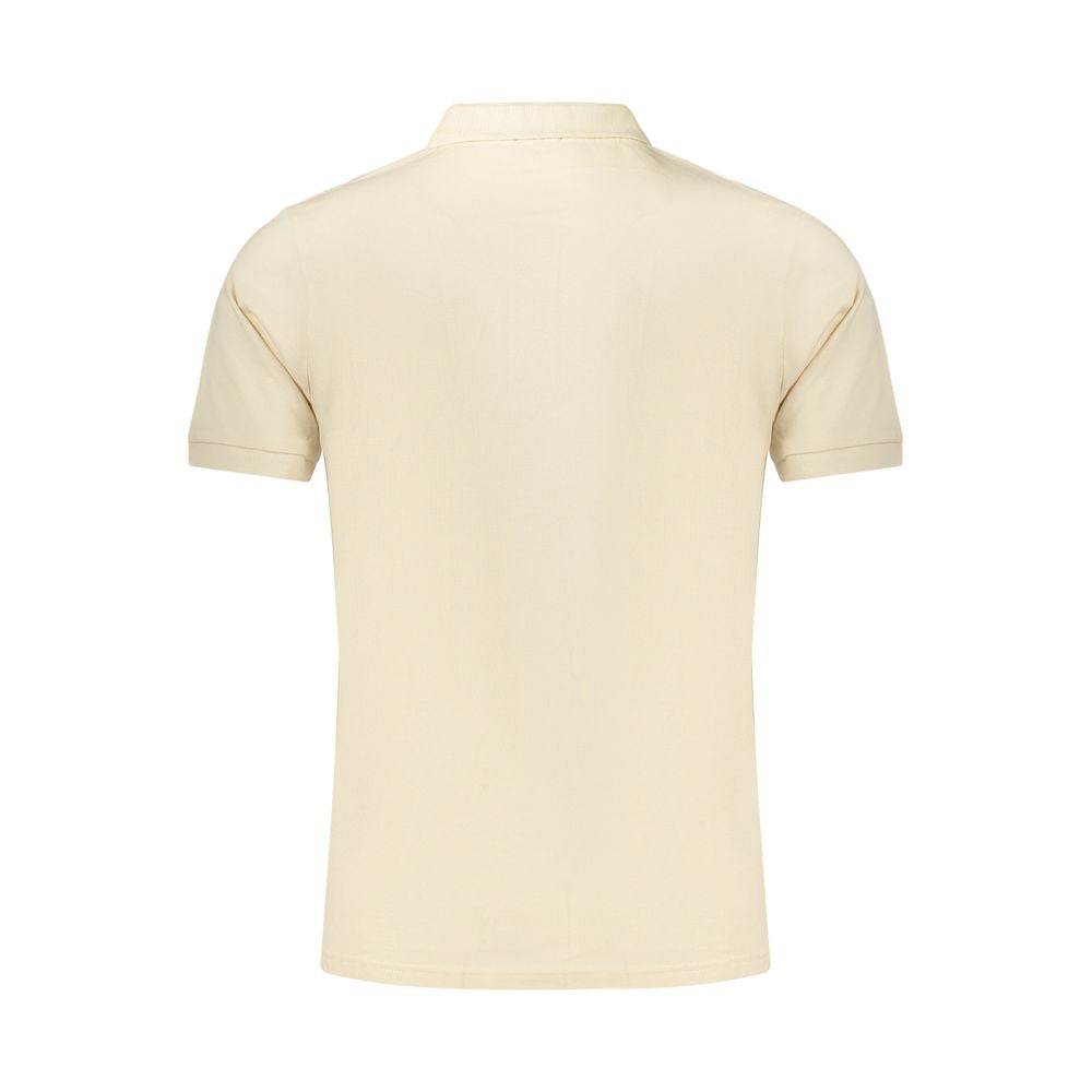 Polo en Coton Beige pour Homme Rifle