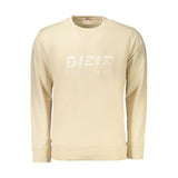 Rifle Beige Cotton Sweatshirt for Men