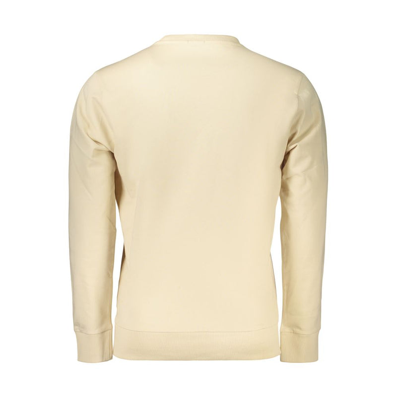 Rifle Beige Cotton Sweatshirt for Men