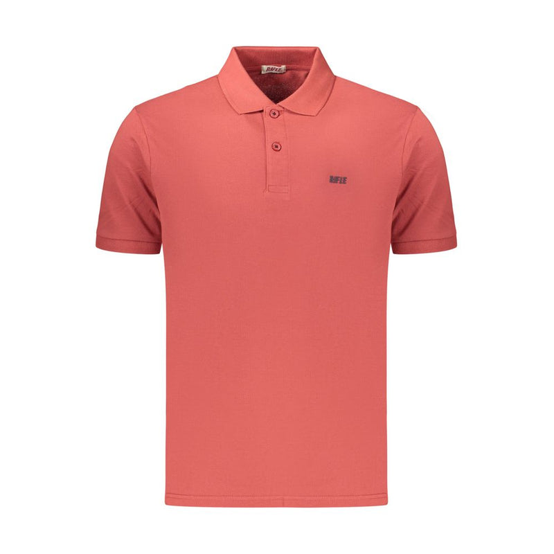 Rifle Red Cotton Men's Polo Shirt
