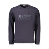 Rifle Blue Cotton Sweatshirt for Men