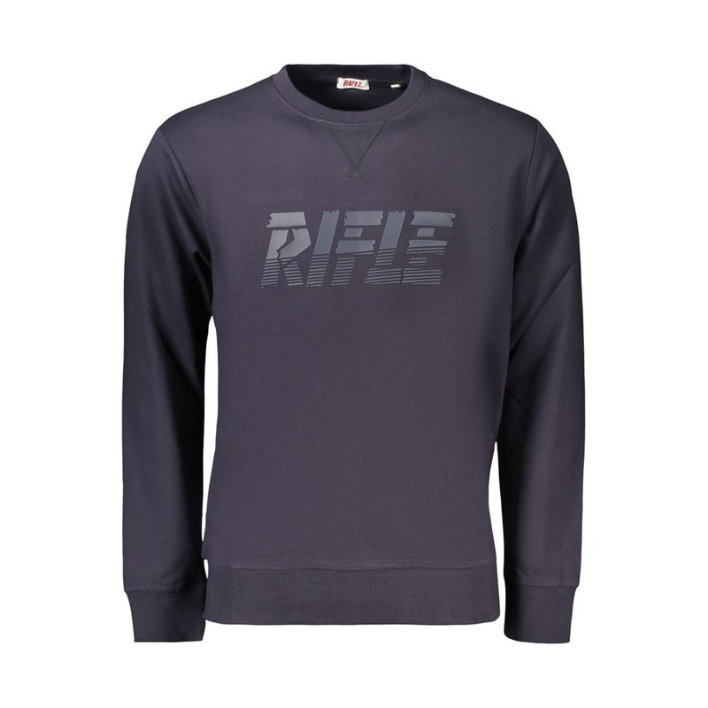 Rifle Blue Cotton Sweatshirt for Men