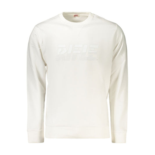 Sweatshirt en coton blanc pour hommes Rifle