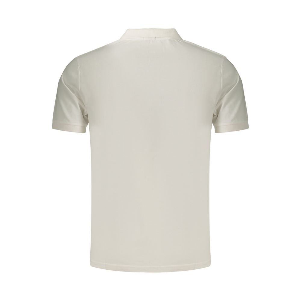 Rifle White Cotton Men's Polo Shirt - Classic Style and Comfort