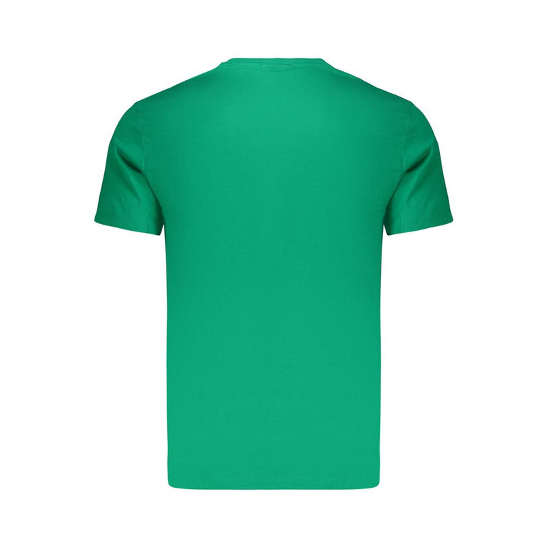 Calvin Klein Green Cotton Men's T-Shirt - Classic Fit