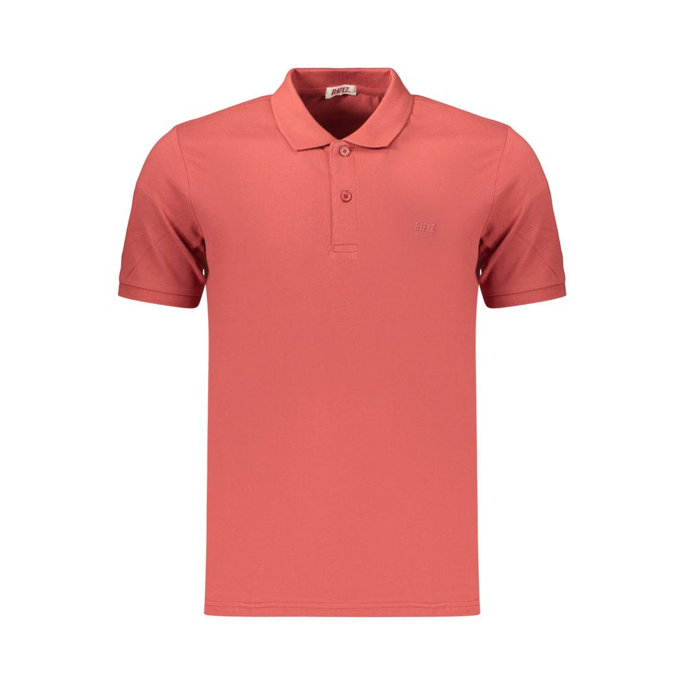Polo en Coton Rouge pour Homme Rifle Rosso