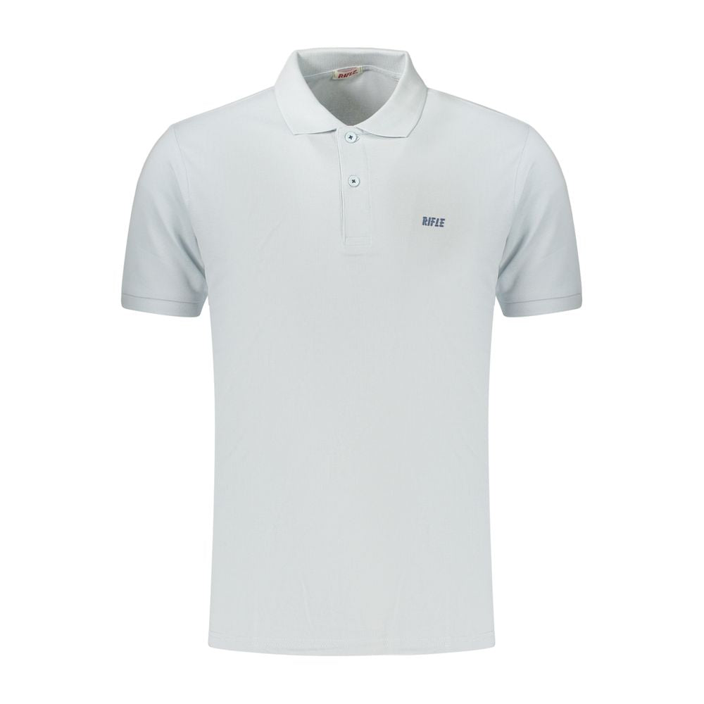 Rifle Azzurro Cotton Men's Polo - Stylish Comfort