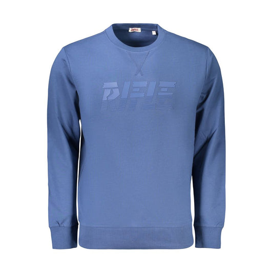 Rifle Blue Cotton Men's Sweatshirt - Comfort Meets Style
