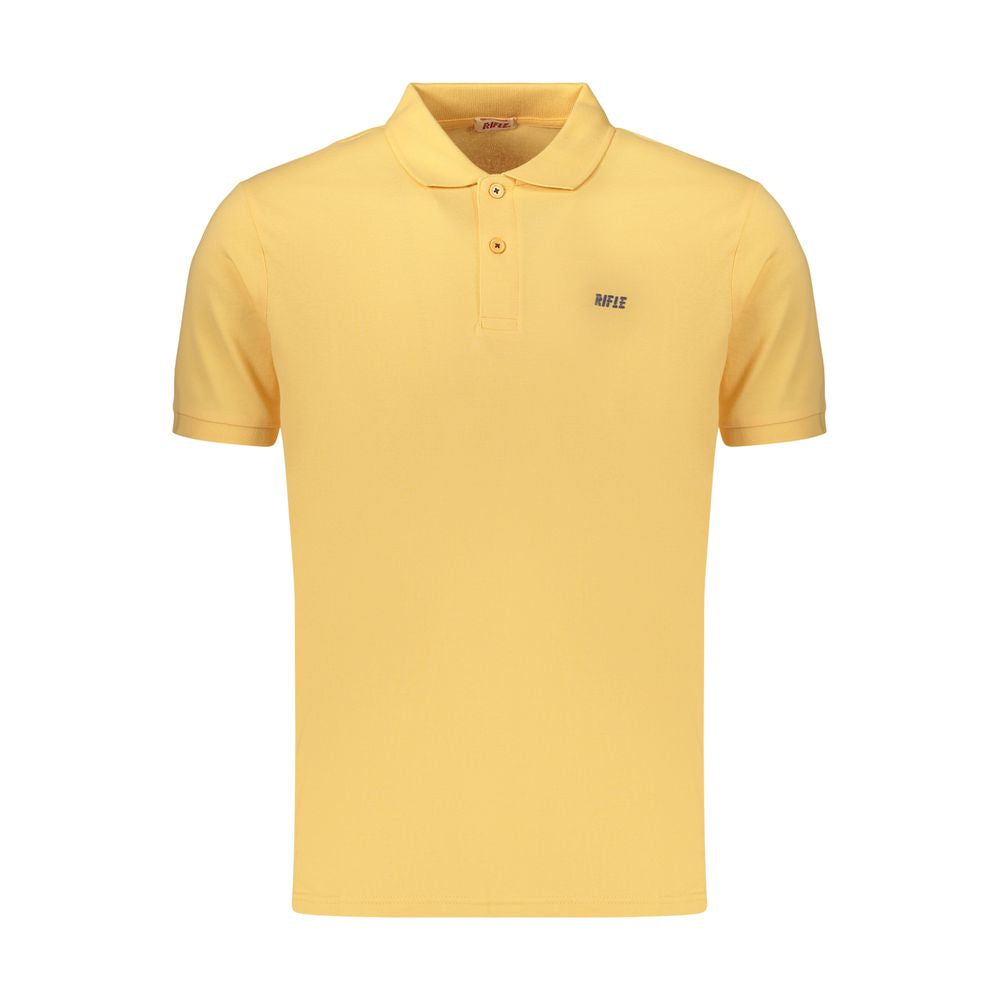 Rifle Orange Cotton Men's Polo - Stylish & Comfortable