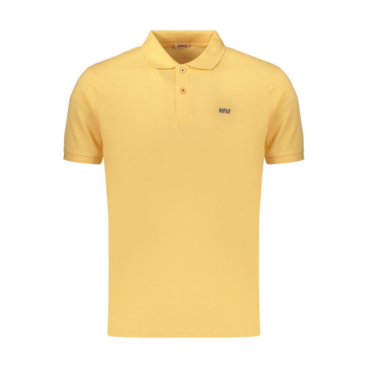 Rifle Orange Cotton Men's Polo - Stylish & Comfortable