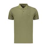 Polo en Coton Vert pour Homme Rifle