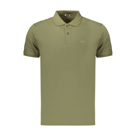 Polo en Coton Vert pour Homme Rifle