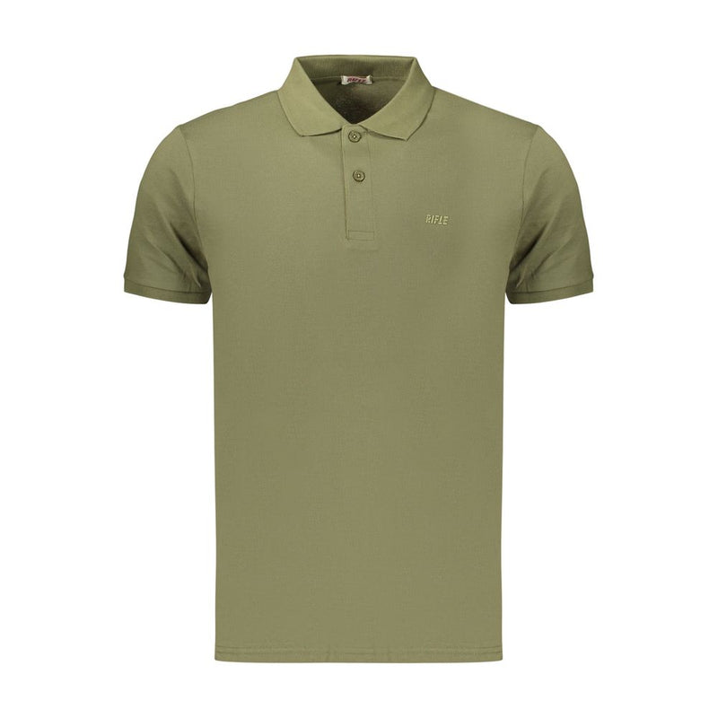 Polo en Coton Vert pour Homme Rifle