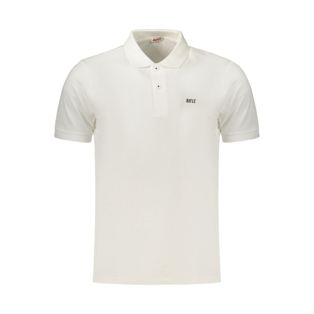 Polo en Coton Blanc pour Homme Rifle Bianco