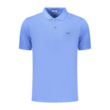 Rifle Blue Cotton Men's Polo Shirt