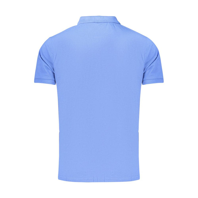 Rifle Blue Cotton Men's Polo Shirt