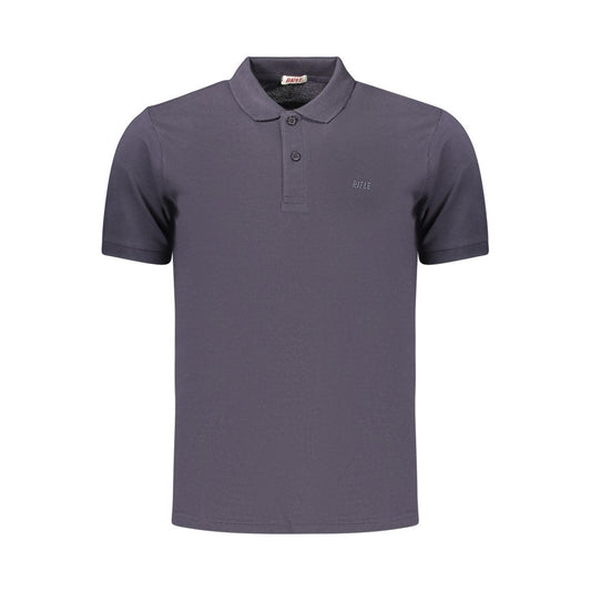 Rifle Blue Cotton Men's Polo Shirt - Stylish & Comfortable