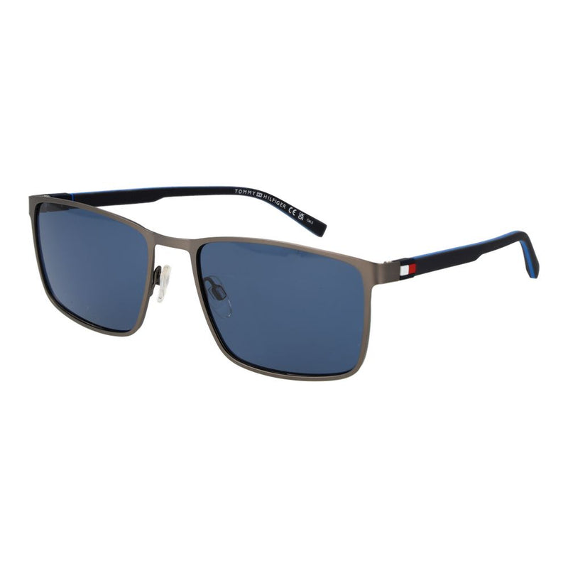 Tommy Hilfiger Gray Metal Sunglasses for Men