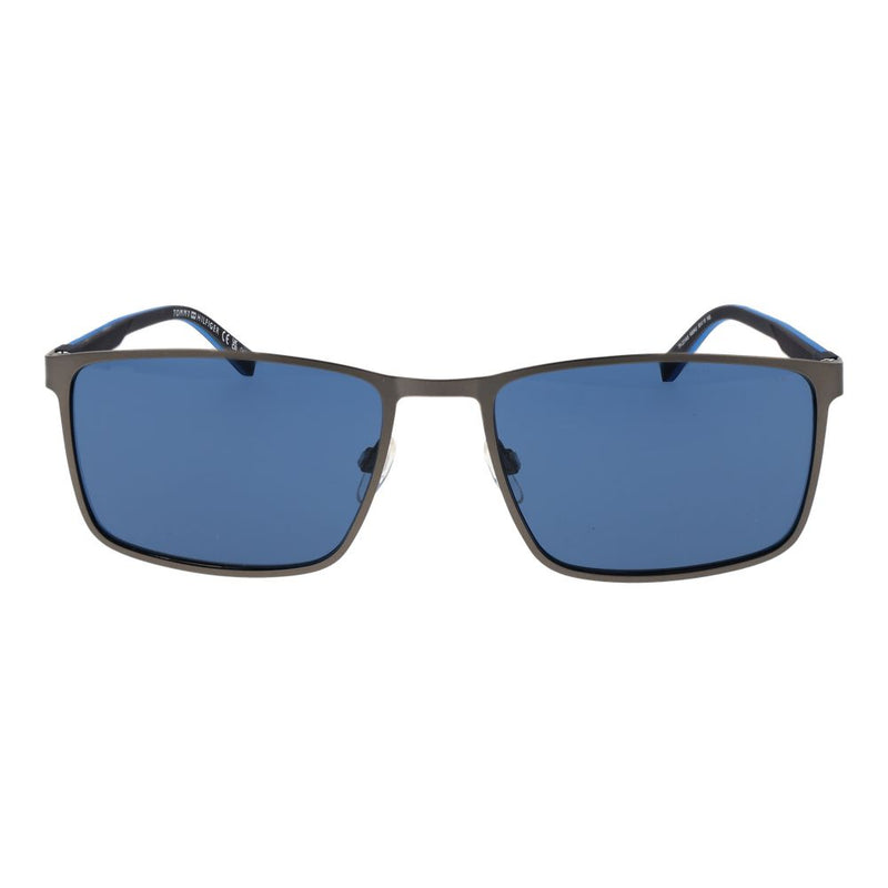 Tommy Hilfiger Gray Metal Sunglasses for Men