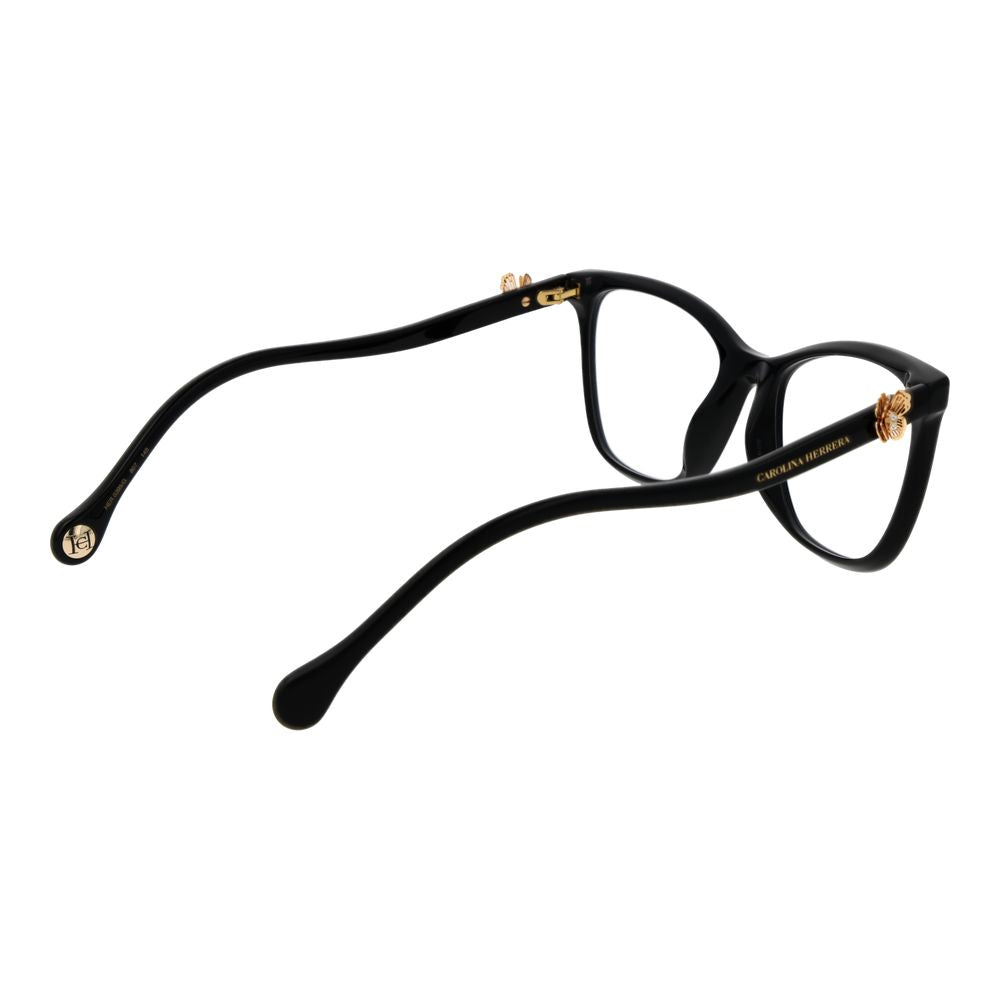 Carolina Herrera Black Acetate Cat Eye Glasses (Frames)