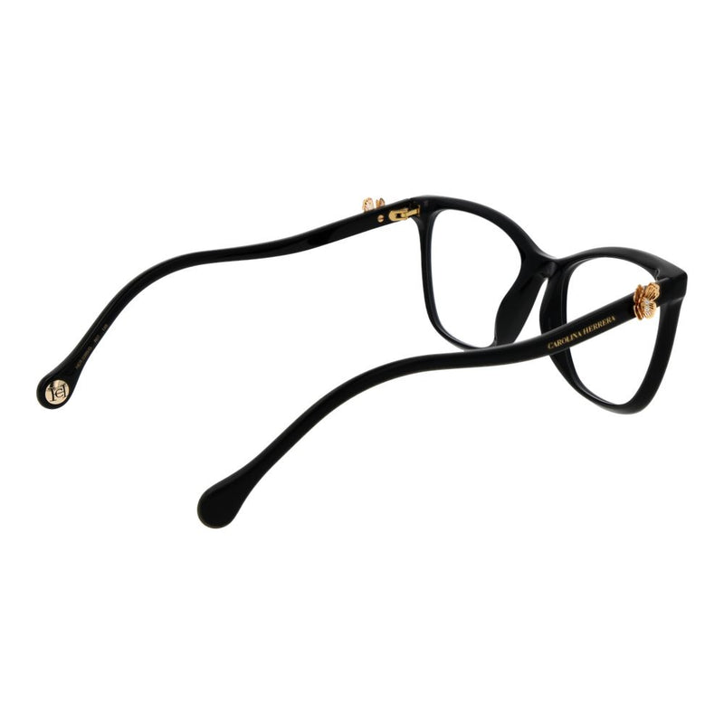 Carolina Herrera Black Acetate Cat Eye Glasses (Frames)