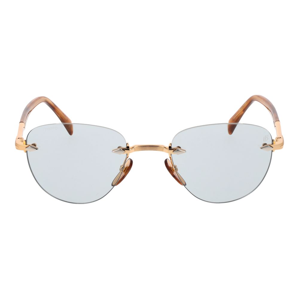 Lunettes de soleil en métal doré David Beckham