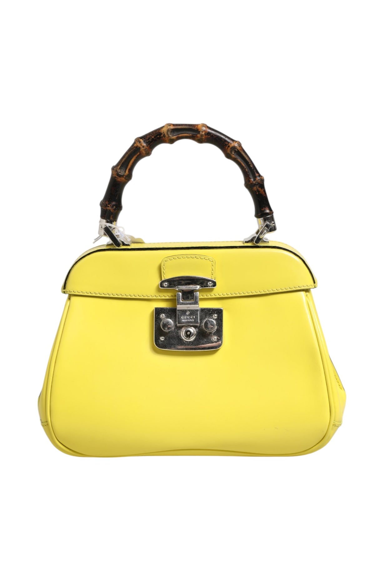 Gucci Lady Lock Top Handle Bag - Yellow