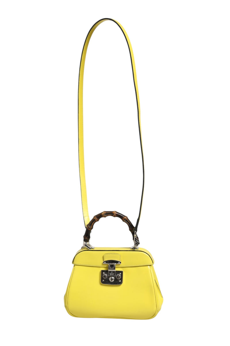 Gucci Lady Lock Top Handle Bag - Yellow