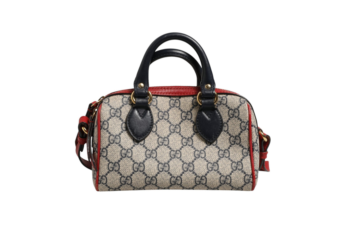 Gucci GG Supreme Mini Boston Bag
