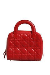 Christian Dior Small Dior Toujours Bag en Cuir Macrocannage Noir