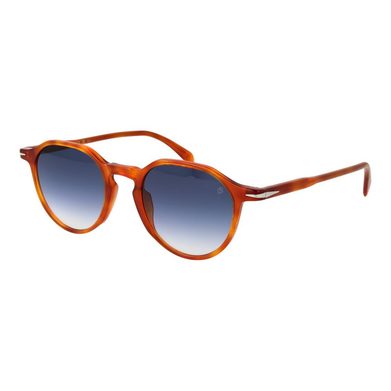David Beckham Brown Acetate Sunglasses for Men