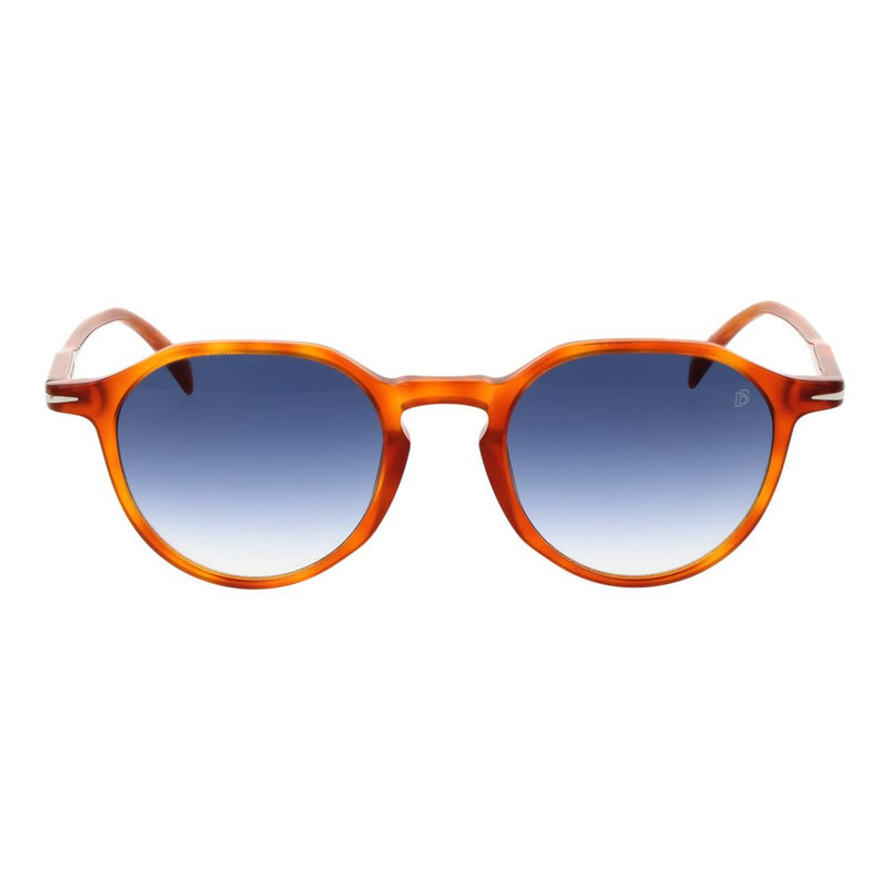 David Beckham Brown Acetate Sunglasses for Men