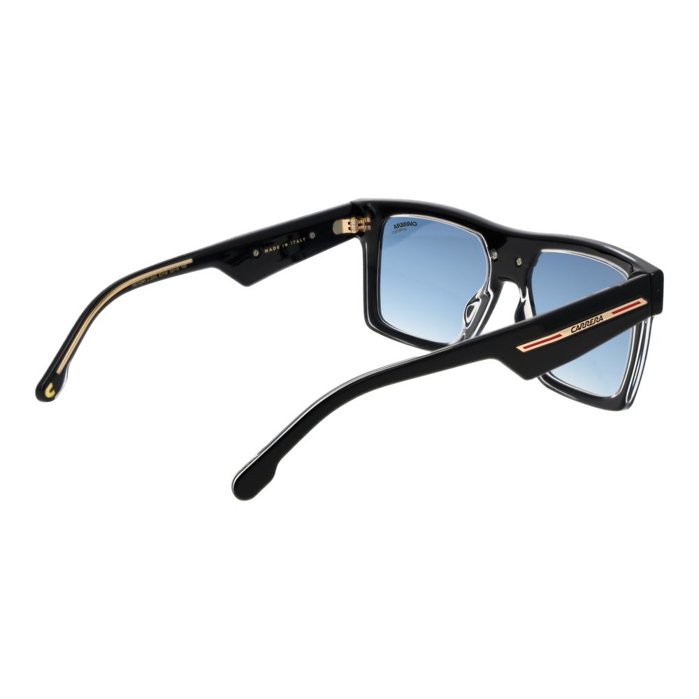 Carrera Black Polyamide Sunglasses with Blue Gradient Lenses