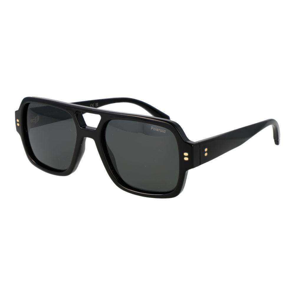 Lunettes de soleil Polaroid noires en polycarbonate