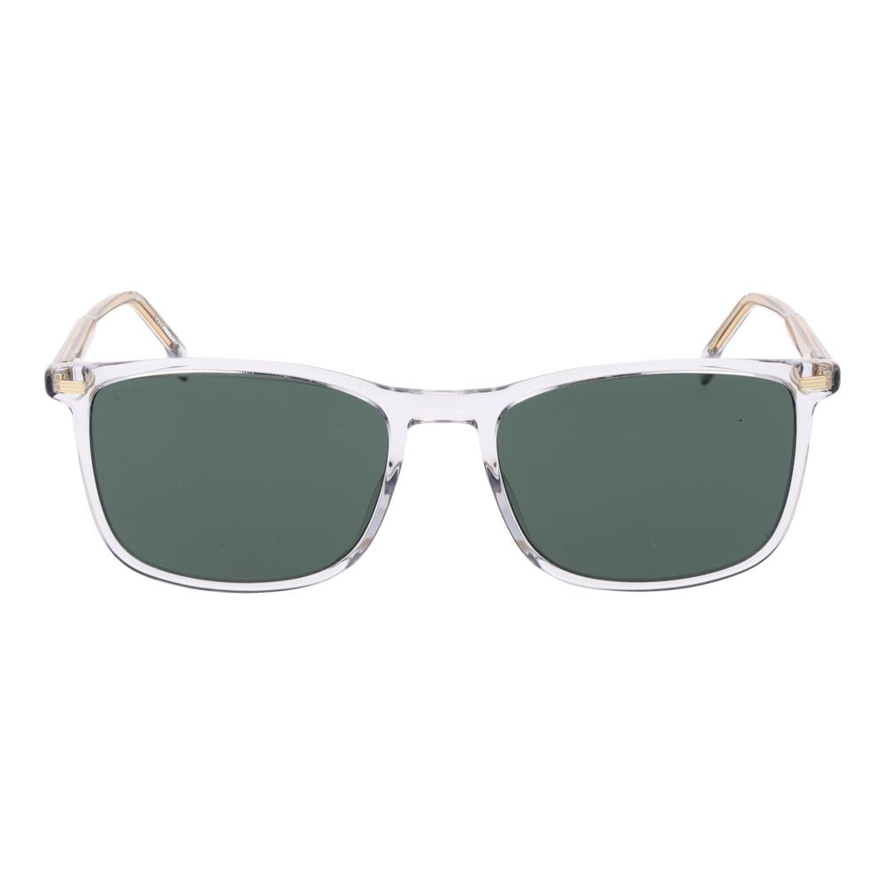 Lunettes de soleil Hugo Boss Gray Acetate pour homme