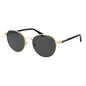 Polaroid Gold Metal Sunglasses