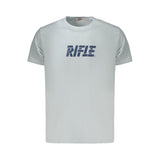 Rifle Light Blue Cotton Men's T-Shirt
