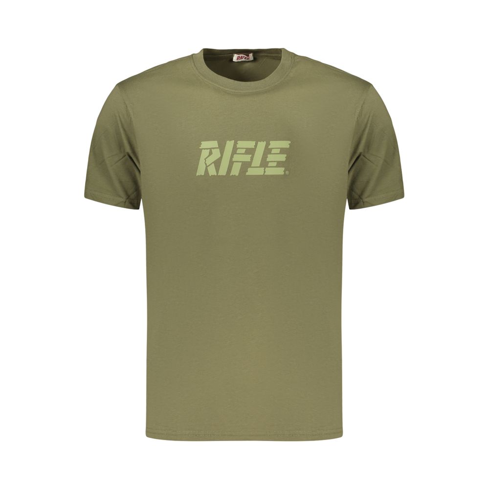 Rifle Verde Cotton Uomo T-Shirt - Confort et Style
