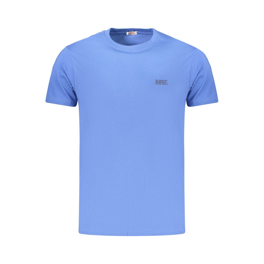 Rifle Blue Cotton Men's T-Shirt - Stylish & Comfortable