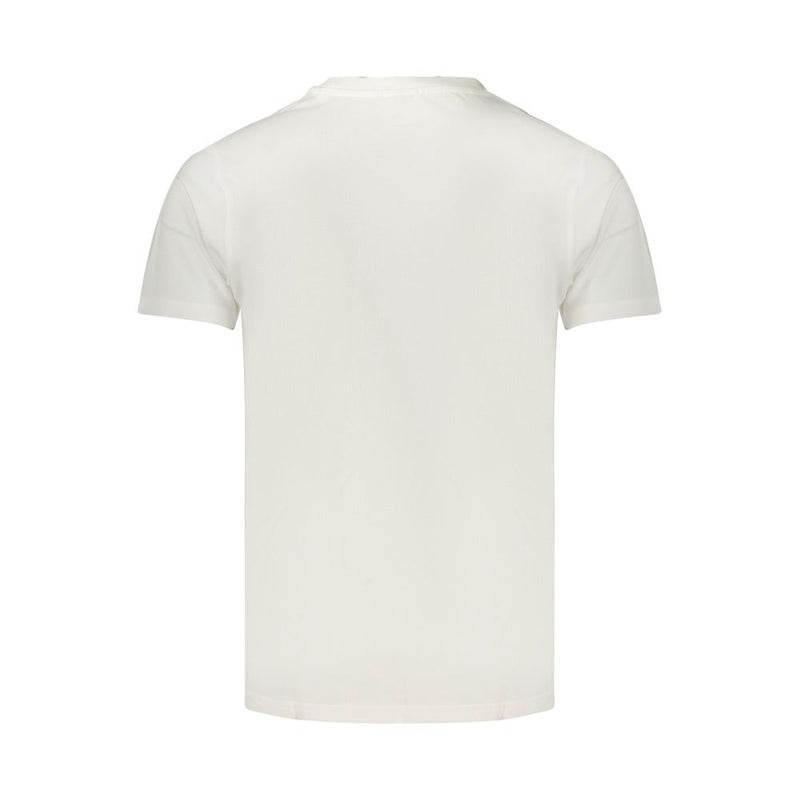 Rifle White Cotton Men's T-Shirt - Classic Crew Neck