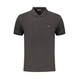 Rifle Black Cotton Men's Polo Shirt