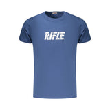 Rifle Blue Cotton Men's T-Shirt - Stylish & Comfortable