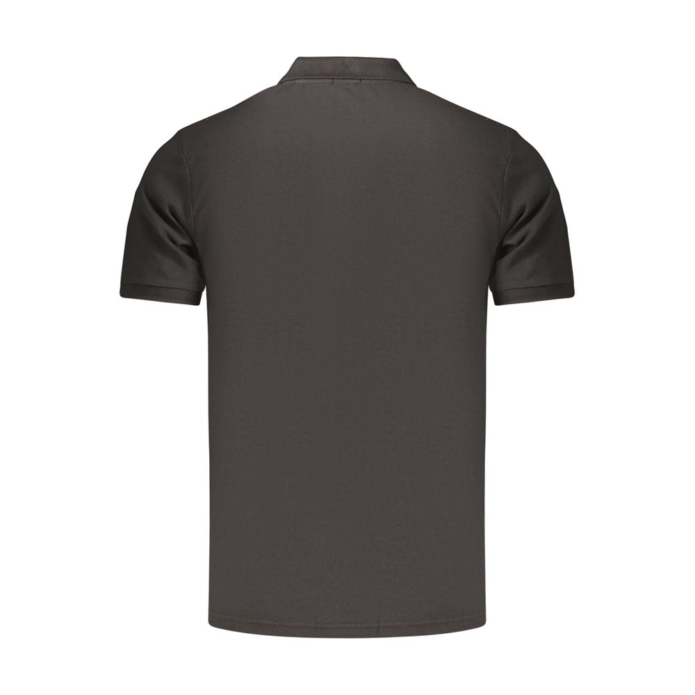 Polo en Coton Noir pour Homme Rifle