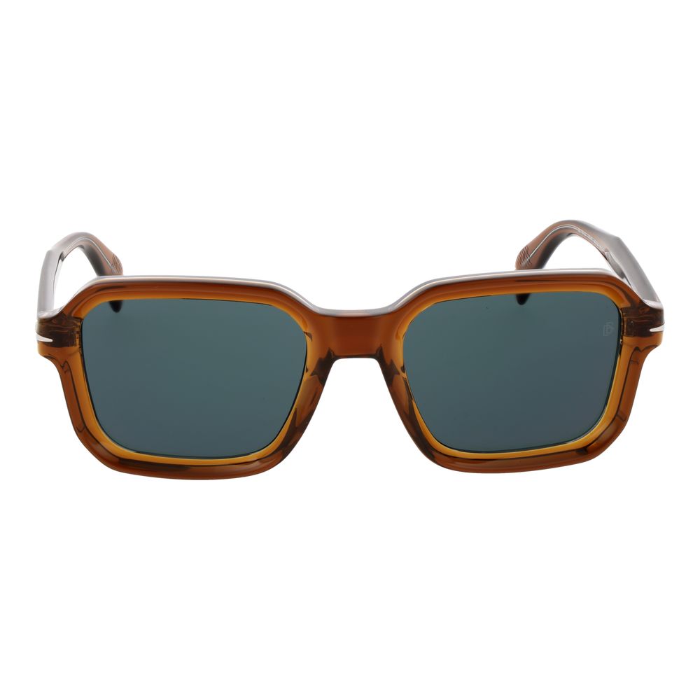 Lunettes de soleil en acétate marron David Beckham