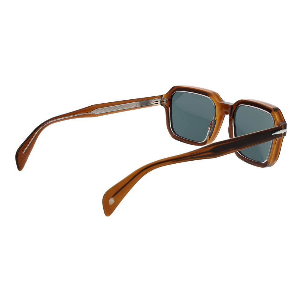 Lunettes de soleil en acétate marron David Beckham