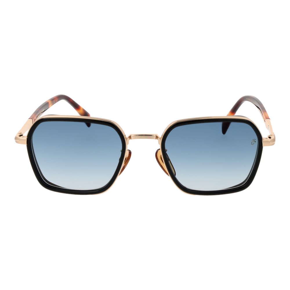 Lunettes de soleil en métal doré David Beckham