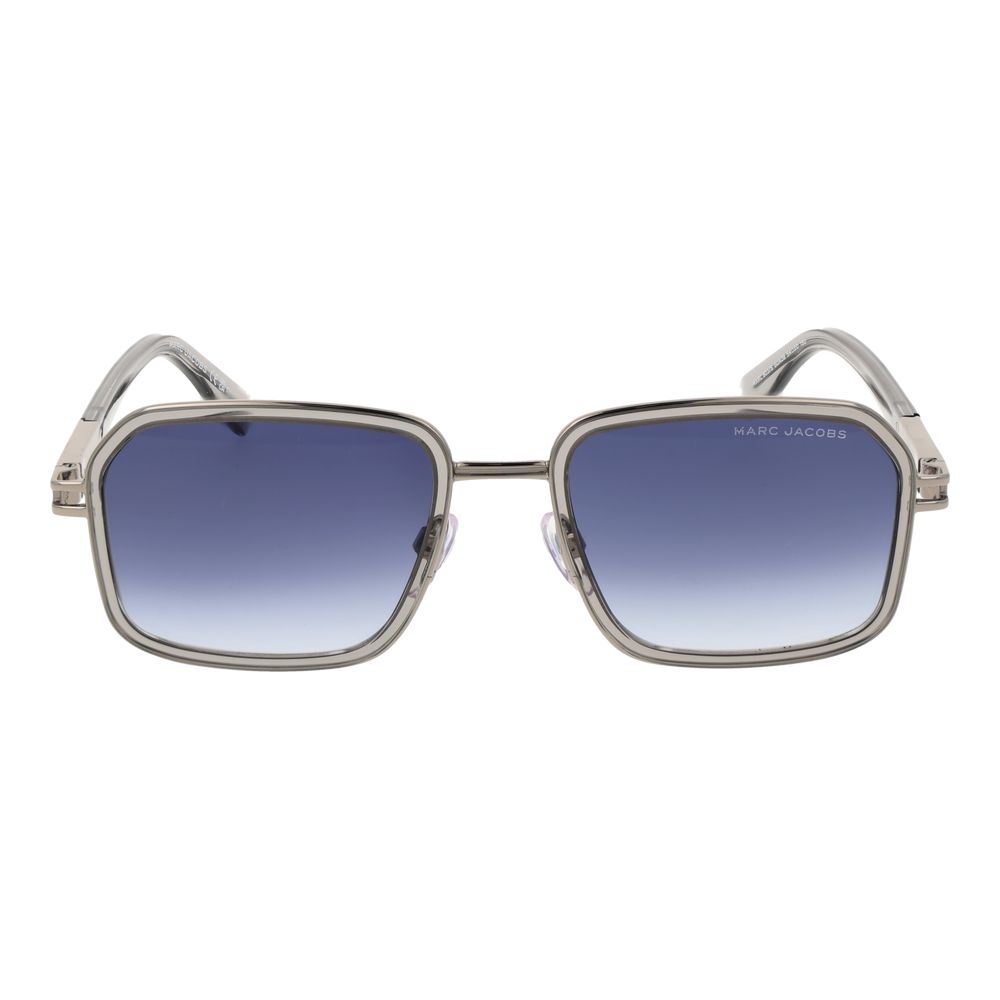Lunettes de soleil en métal argenté Marc Jacobs