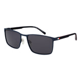 Lunettes de soleil en métal bleu Tommy Hilfiger